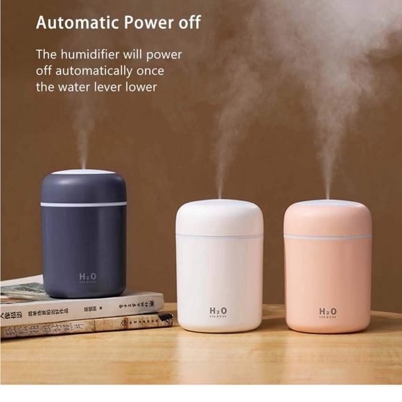 NEW White H2O Humidifier with LED Night Light - Picture 7 of 10